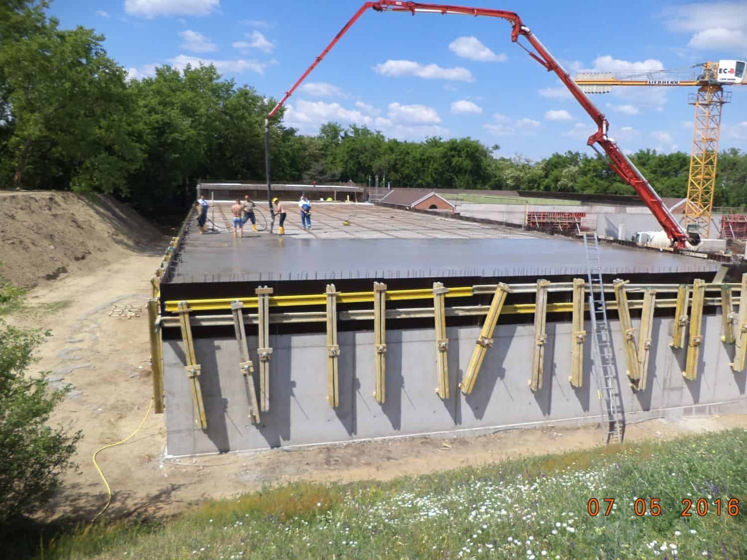A lőtér külső tere