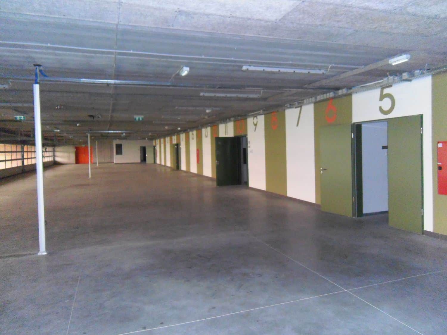 A lőtér külső látképe
